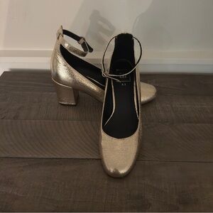 GAP Metallic Gold Heels